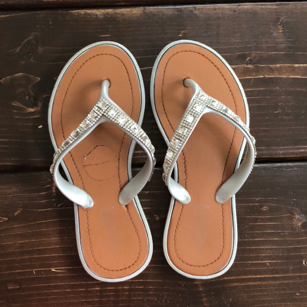 Rhinestone flip flops size 12/13